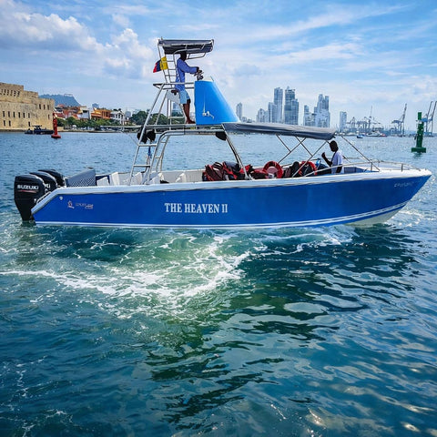 What kind of boat is used for the transfer