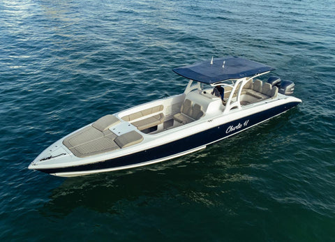 Luxury 42' boat rental to Rosario Islands